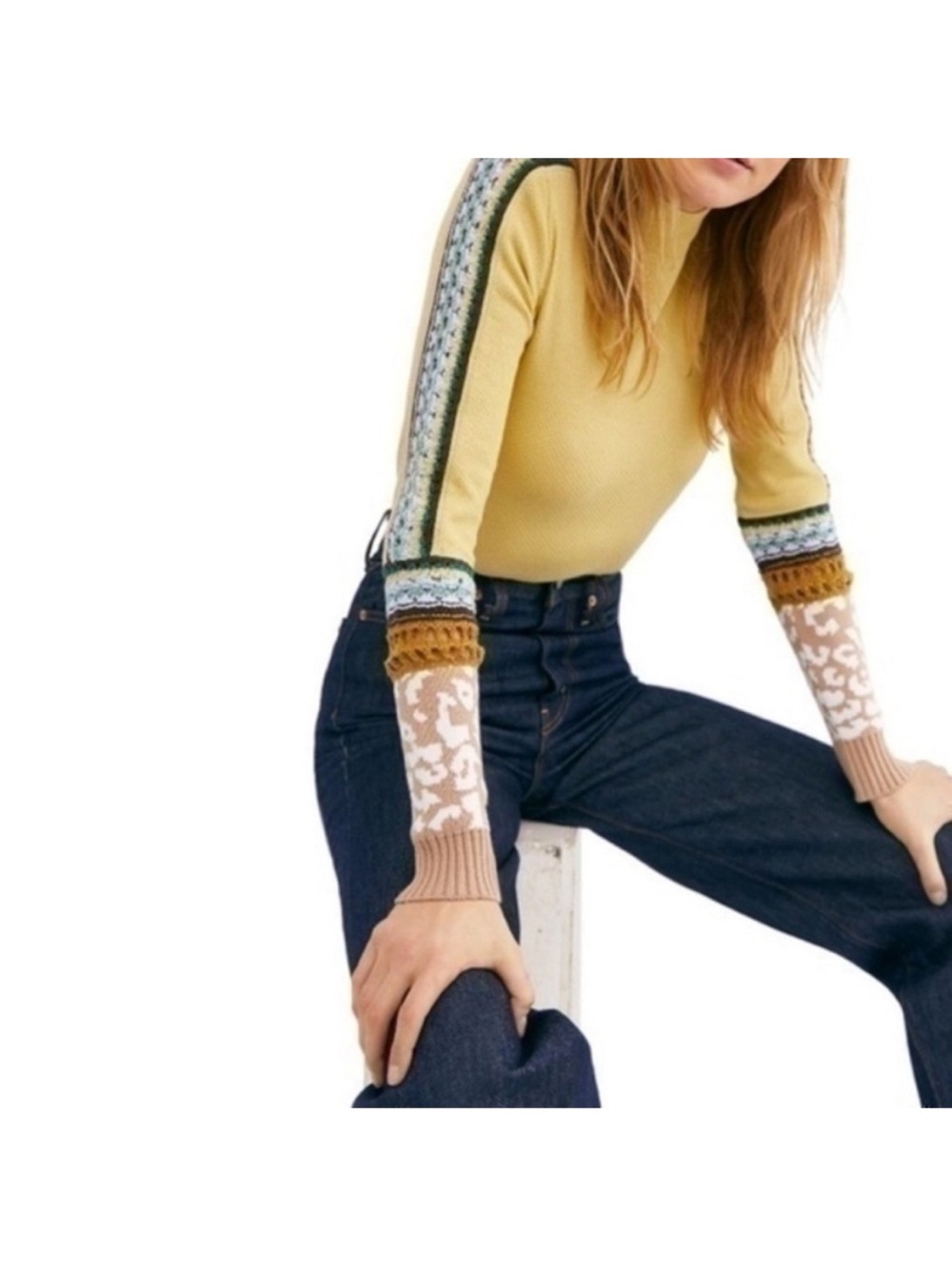 Free People Sun Down Switch It Up Cuff Thermal Top